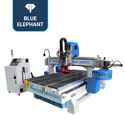 Affordable 4x8 CNC Router with Tool Changer and Osciallting Cutter for Sale